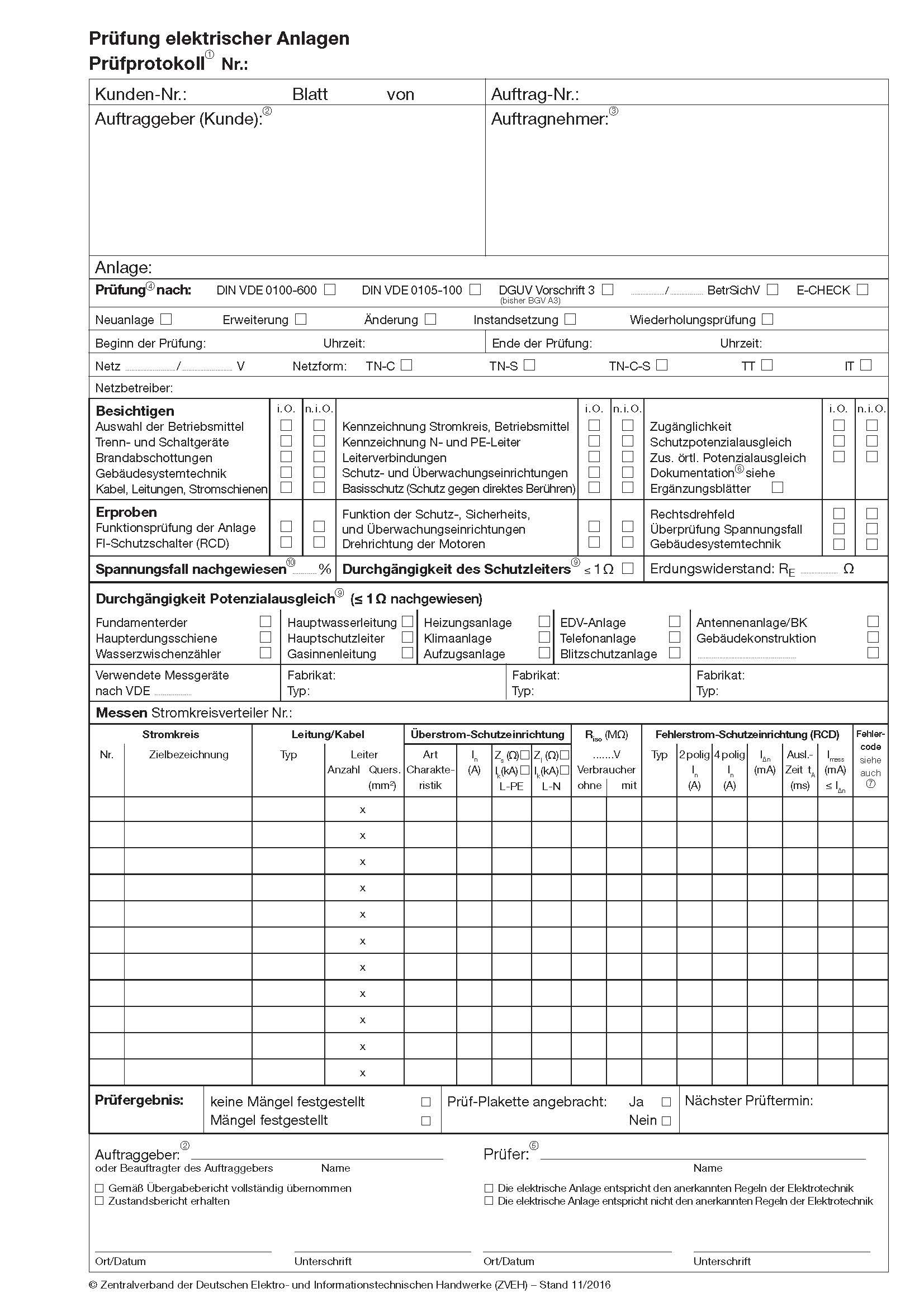 Vde 0113 prüfprotokoll Vde 0113 prüfprotokoll